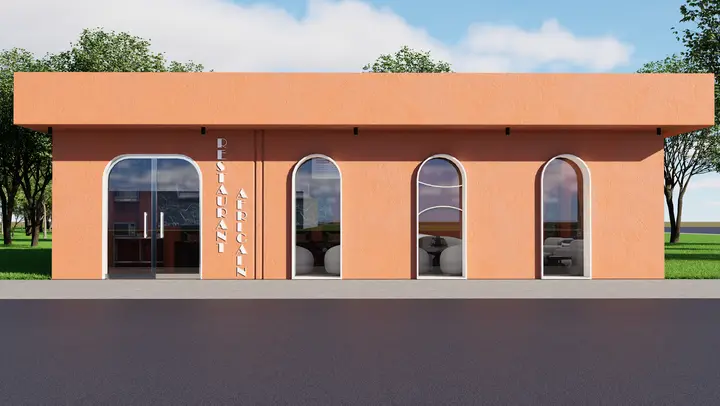 Restaurant Africain, façade